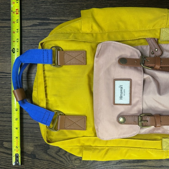 Himawari Yellow and Pink Kids Backpack - Picture 6 of 6